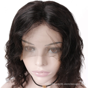 Best Seller Wholesale Water Wave Wig Human Hair Full Lace With Baby Hair Short Bob Cut Wigs Braid For Women